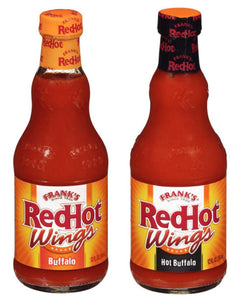 Frank's RedHot Wing Sauce Variety Pack, Buffalo and Hot Buffalo, Pack of 2