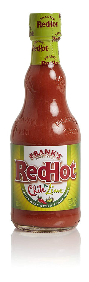 Frank's RedHot Hot Sauce Gift Set Variety Pack | 1 Chili 'n Lime, 1 Sweet Chili, 1 Original, 1 Xtra Hot | Gluten Free | 12oz (Pack of 4)