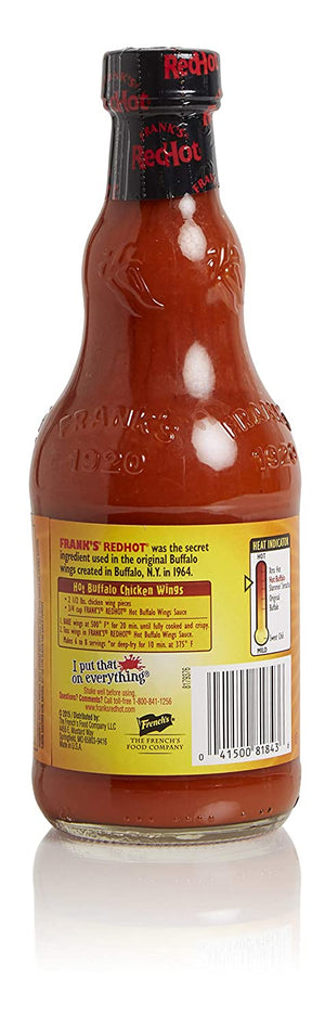 Frank's RedHot Wing Sauce Variety Pack, Buffalo and Hot Buffalo, Pack of 2